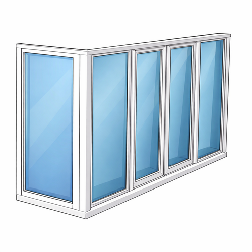 Балкон з одною бічною