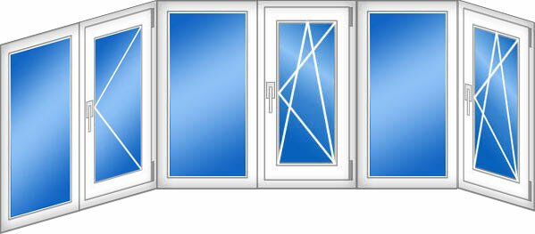 Французька лоджія з 2 бічних